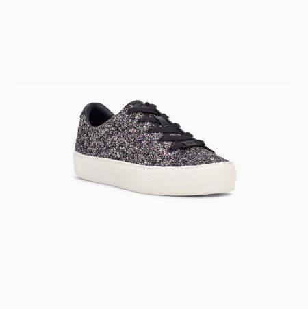 UGG Zilo Chunky Glitter Black Sneakers for Women (UAJP17496)